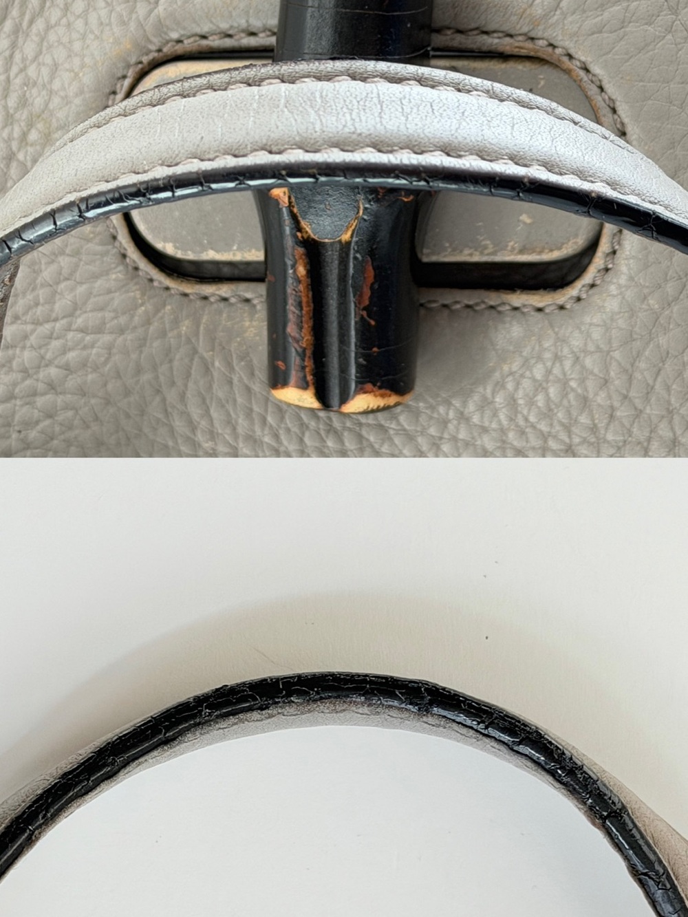 Authentic GUCCI Bamboo Small Daily Satchel Leather Bag - no bag strap - Picture 15 of 16